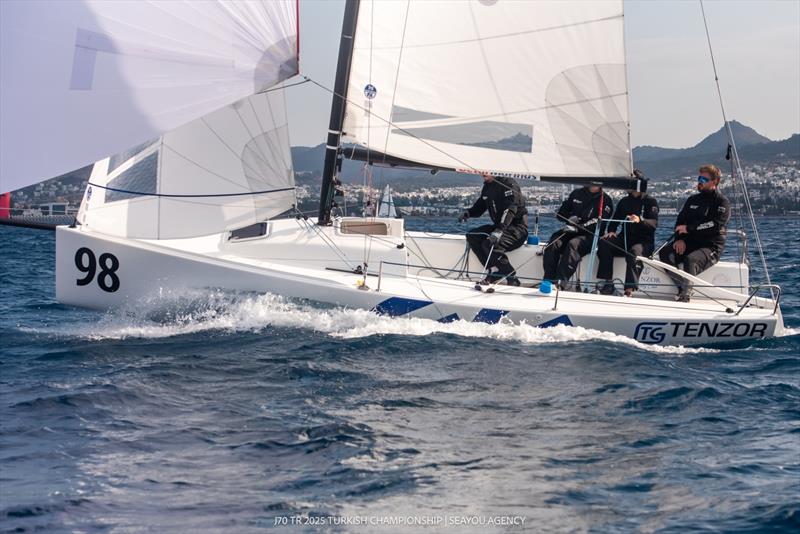 J/70 Türkiye Championship day 1 photo copyright Seayou Agency taken at Tenzor Sailing Club and featuring the J70 class