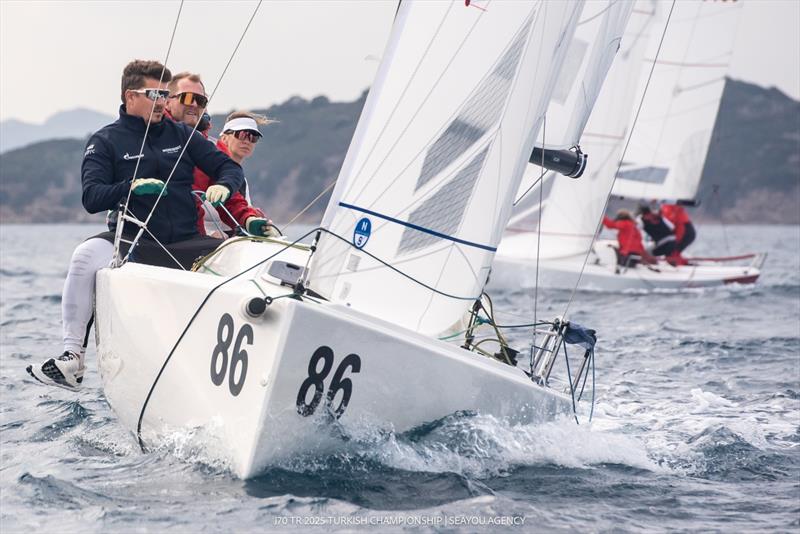 J/70 Türkiye Championship day 1 photo copyright Seayou Agency taken at Tenzor Sailing Club and featuring the J70 class