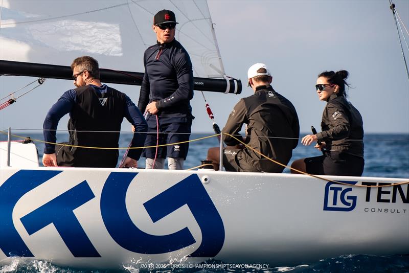 J/70 Türkiye Championship day 1 photo copyright Seayou Agency taken at Tenzor Sailing Club and featuring the J70 class