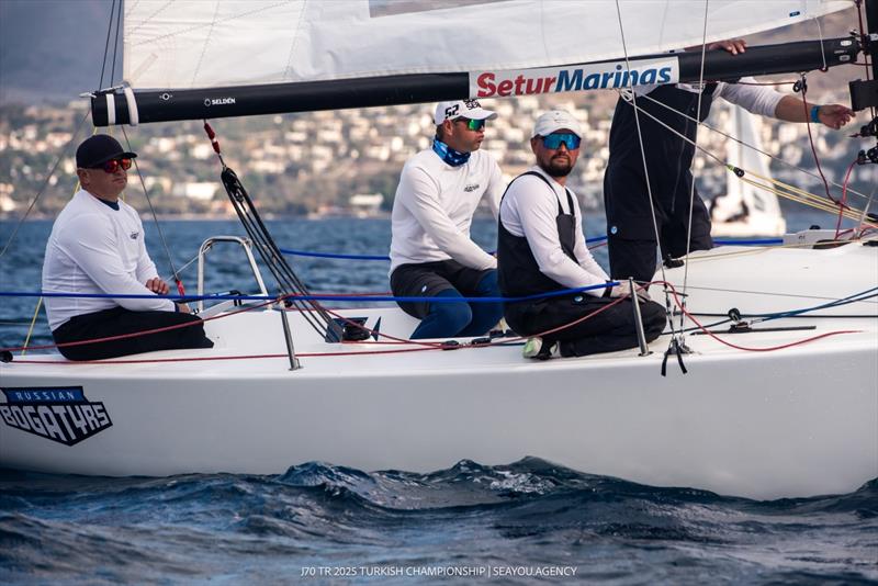 J/70 Türkiye Championship day 1 photo copyright Seayou Agency taken at Tenzor Sailing Club and featuring the J70 class