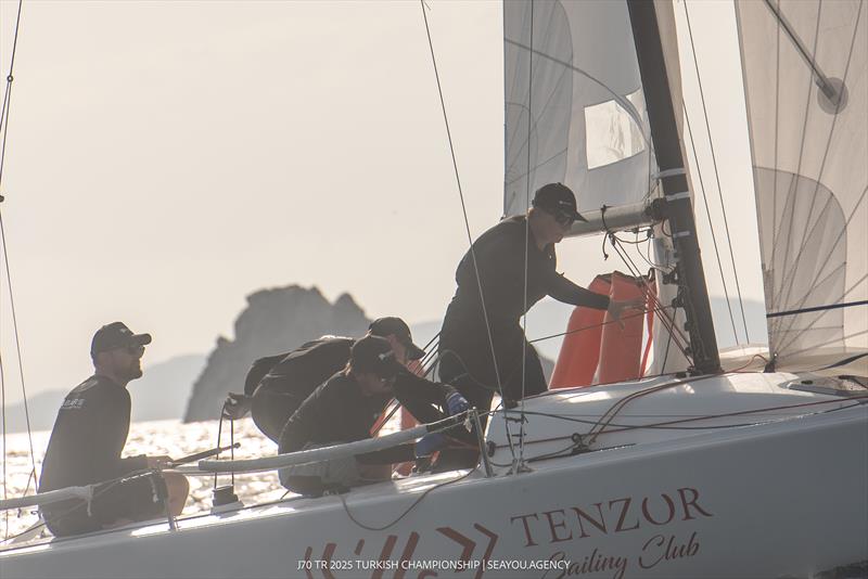 J/70 Türkiye Championship day 2 photo copyright Seayou Agency taken at Tenzor Sailing Club and featuring the J70 class
