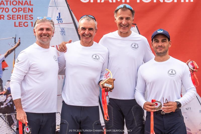 J/70 Türkiye Championship Prize Giving photo copyright Seayou Agency taken at Tenzor Sailing Club and featuring the J70 class