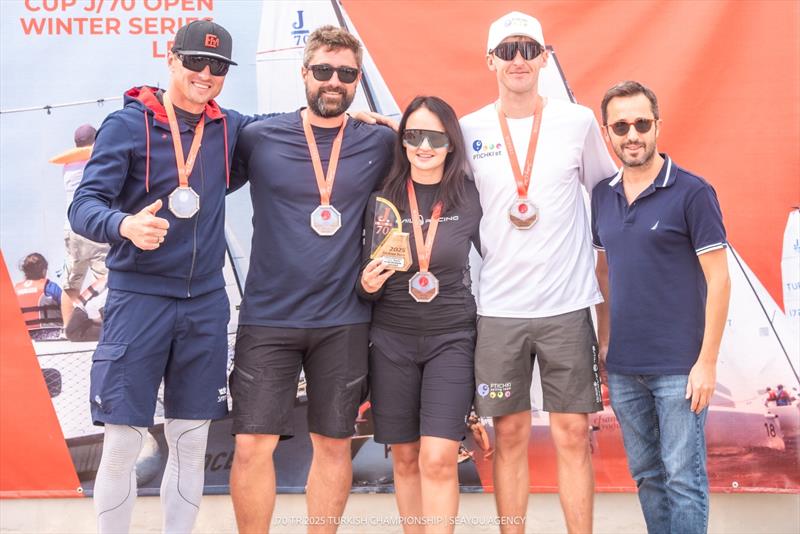 J/70 Türkiye Championship Prize Giving photo copyright Seayou Agency taken at Tenzor Sailing Club and featuring the J70 class