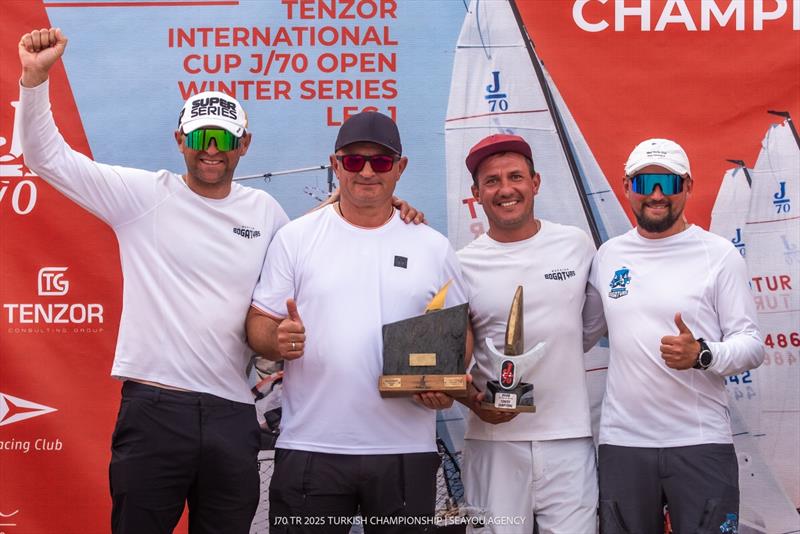 J/70 Türkiye Championship Prize Giving photo copyright Seayou Agency taken at Tenzor Sailing Club and featuring the J70 class