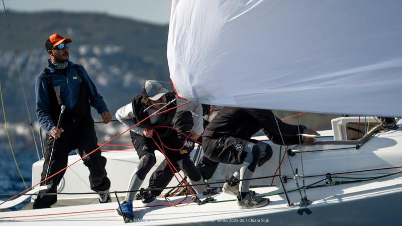 Tenzor International Cup - J/70 Open Winter Series 2025/26 Leg 3 Day 1 - photo © Chiara Slijk