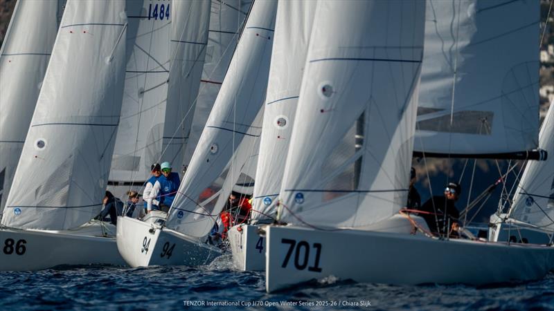 Tenzor International Cup - J/70 Open Winter Series 2025/26 Leg 3 Day 1 - photo © Chiara Slijk