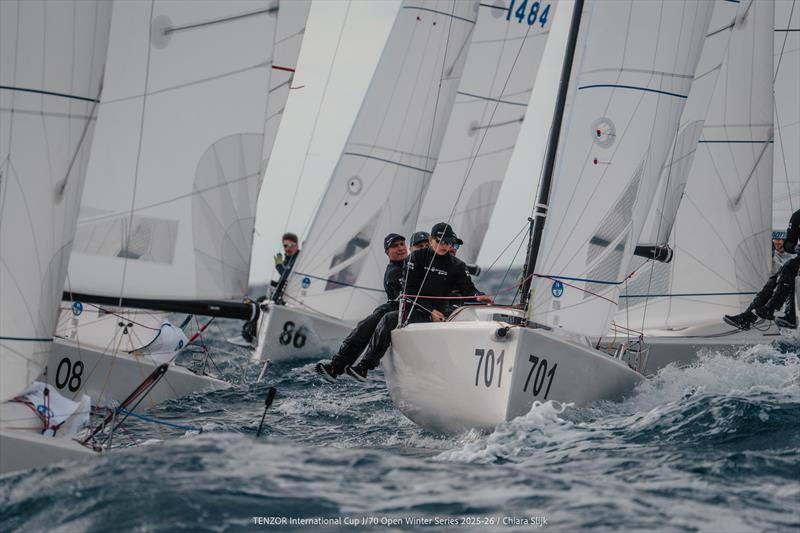 Tenzor International Cup - J/70 Open Winter Series 2025/26 - Leg 4 Day 1 - photo © Chiara Slijk