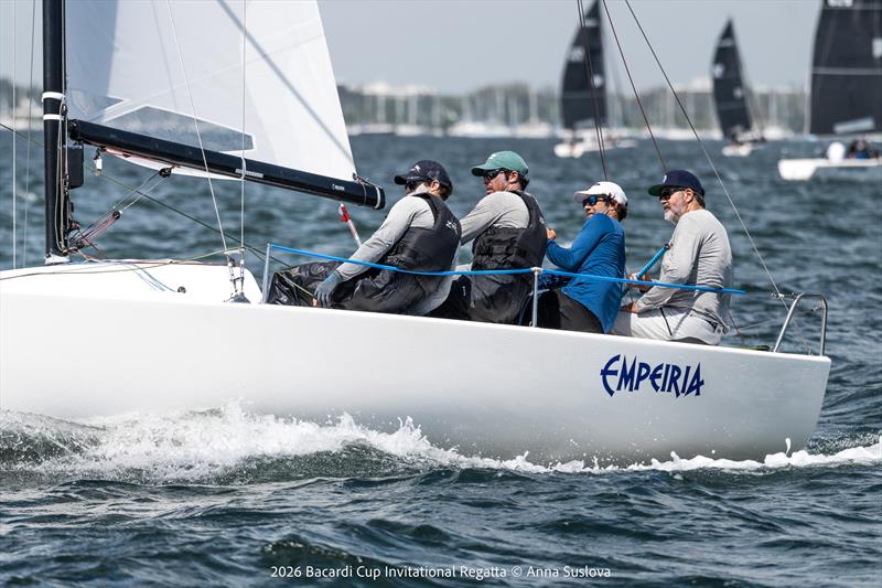 John Heaton's Empeiria J/70 at the Bacardi Invitational Regatta - photo © Anna Suslova