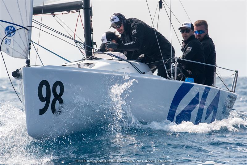 Tenzor International Cup - J/70 Open Winter Series 2025/26 - Leg 5 Day 1 - photo © Olga Sarma