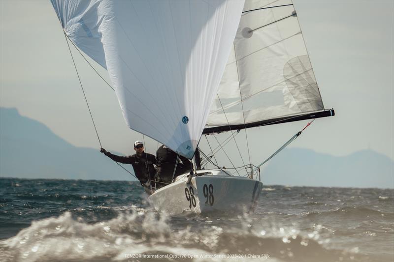 Tenzor International Cup - J/70 Open Winter Series 2025/26 - Leg 6 Day 1 - photo © Chiara Slijk