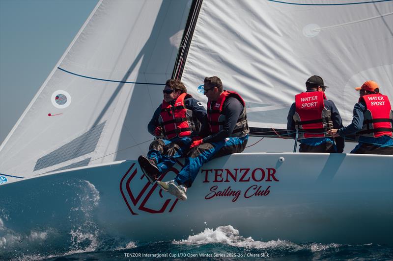 Tenzor International Cup - J/70 Open Winter Series 2025/26 - Leg 6 Day 3 - photo © Chiara Slijk