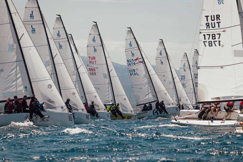 Tenzor International Cup - J/70 Open Winter Series 2025/26 - Leg 6 Day 3 photo copyright Chiara Slijk taken at Tenzor Sailing Club and featuring the J70 class