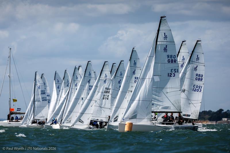 2026 J/70 UK National Championships photo copyright Paul Wyeth taken at Royal Southern Yacht Club and featuring the J70 class