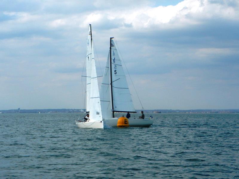 J70 Regatta at Bembridge SC photo copyright Mike Samuelson taken at Bembridge Sailing Club and featuring the J70 class