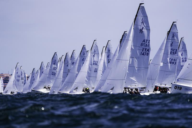 J/70 Worlds in Cascais Day 1 - photo © Neuza Aires Pereira