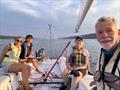J/80 sailing with the HRCS on NYC's Hudson River