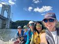 J/80 sailing with the HRCS on NYC's Hudson River