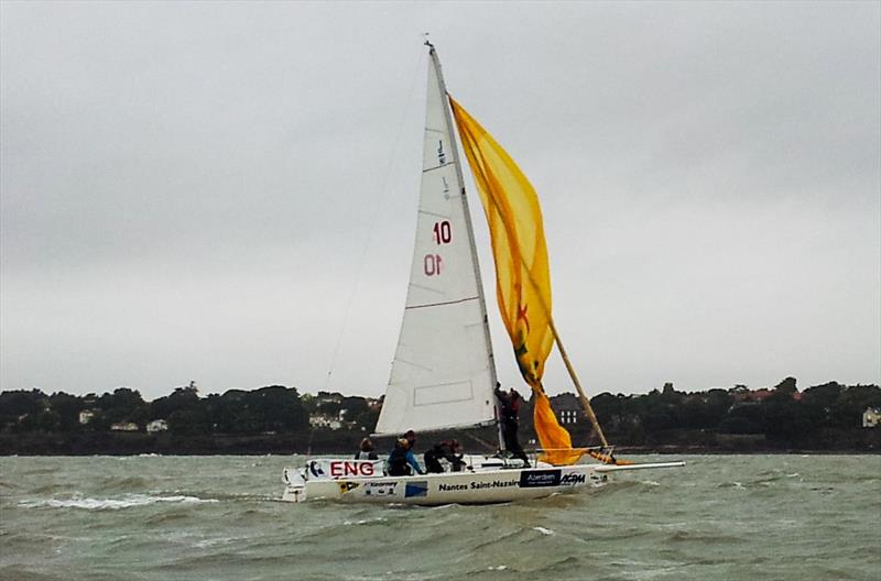 Student Yachting World Cup day 3 photo copyright Icarus Sailing Media taken at Club Nautique de Pornic and featuring the J80 class