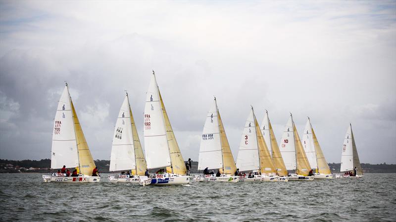 Student Yachting World Cup day 4 photo copyright Icarus Sailing Media taken at Club Nautique de Pornic and featuring the J80 class