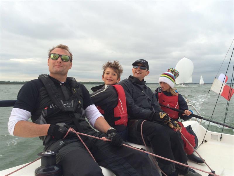 J80 Purple Haze with Annabelle Vines on the helm for Moore Blatch & Station Financial Lymington Thursday Night Series race 5 photo copyright RLYC taken at Royal Lymington Yacht Club and featuring the J80 class