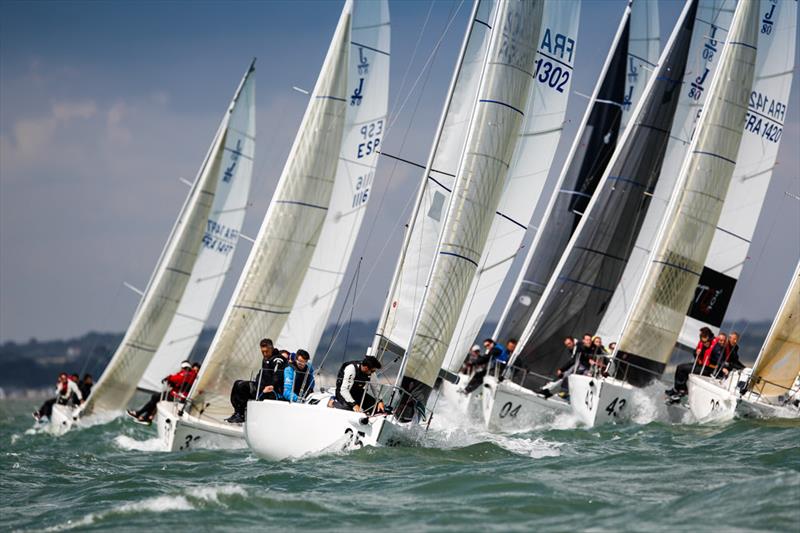 Day 1 of the J/80 World Championship at the Royal Southern photo copyright Paul Wyeth / www.pwpictures.com taken at Royal Southern Yacht Club and featuring the J80 class