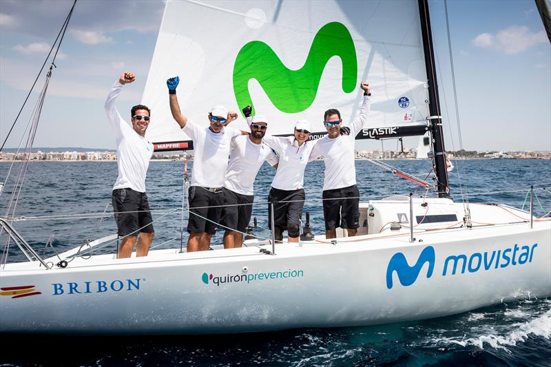 'Bribon Movistar', winner of  Herbalife Nutrition J80 class at the 37th Copa del Rey MAPFRE in Palma photo copyright María Muiña / Copa del Rey MAPFRE taken at Real Club Náutico de Palma and featuring the J80 class