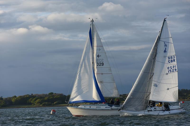 Spencers Estate Agents Royal Lymington Yacht Club Thursday Night Early Series final day photo copyright RLymYC taken at Royal Lymington Yacht Club and featuring the J80 class