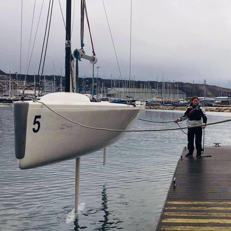 Craning in photo copyright RYA taken at Royal Yachting Association and featuring the J80 class