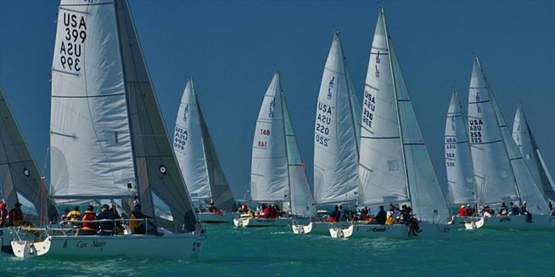 J80 fleet photo copyright jboats.com taken at  and featuring the J80 class