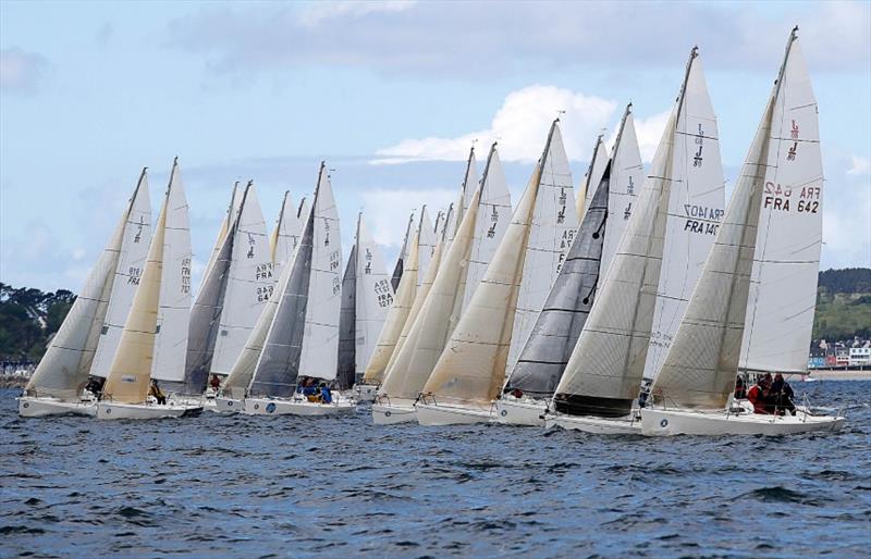J 80 fleet in action photo copyright J80 France Officiel taken at  and featuring the J80 class