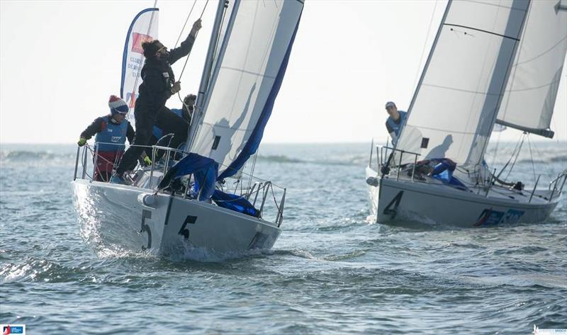 French J/80 Sailing League photo copyright National Sailing League - French Sailing Federation taken at Société des Régates Rochelaises and featuring the J80 class