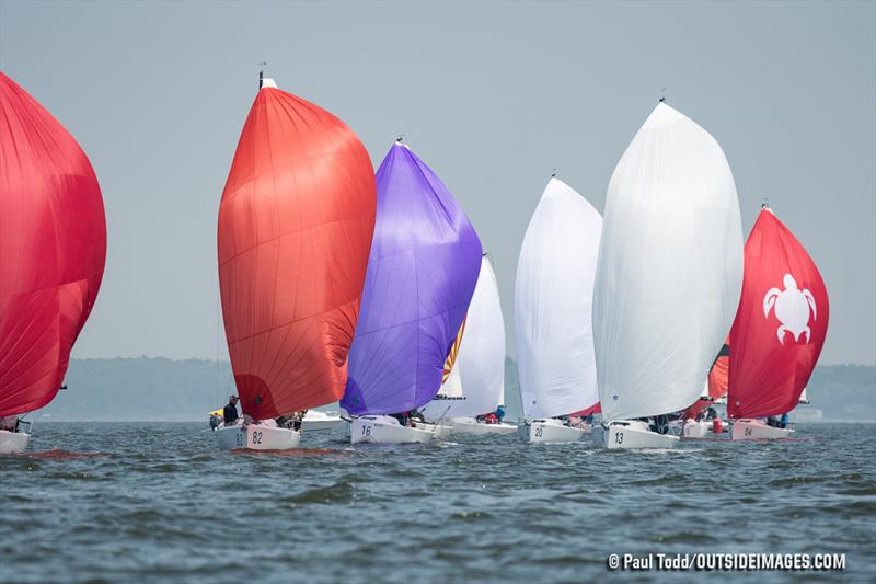 2019 Helly Hansen NOOD Regatta at Annapolis - Day 2 photo copyright Paul Todd / Outside Images taken at Annapolis Yacht Club and featuring the J80 class
