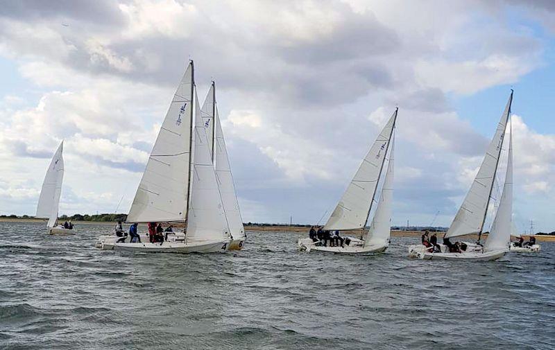 Royal Thames Yacht Club President's Cup photo copyright Ed Bayliss taken at Queen Mary Sailing Club and featuring the J80 class