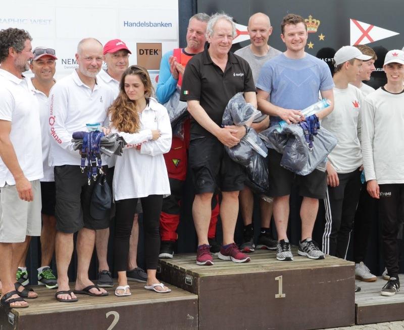 J/80 Worlds podium - photo © Royal Danish Yacht Club