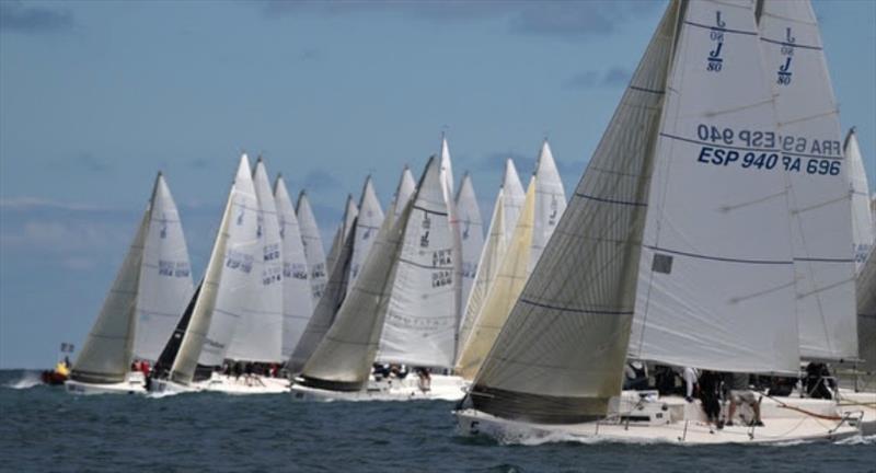 French Laouenan & Moriceau Top European J/80 Championship photo copyright Europeanj80.com taken at  and featuring the J80 class