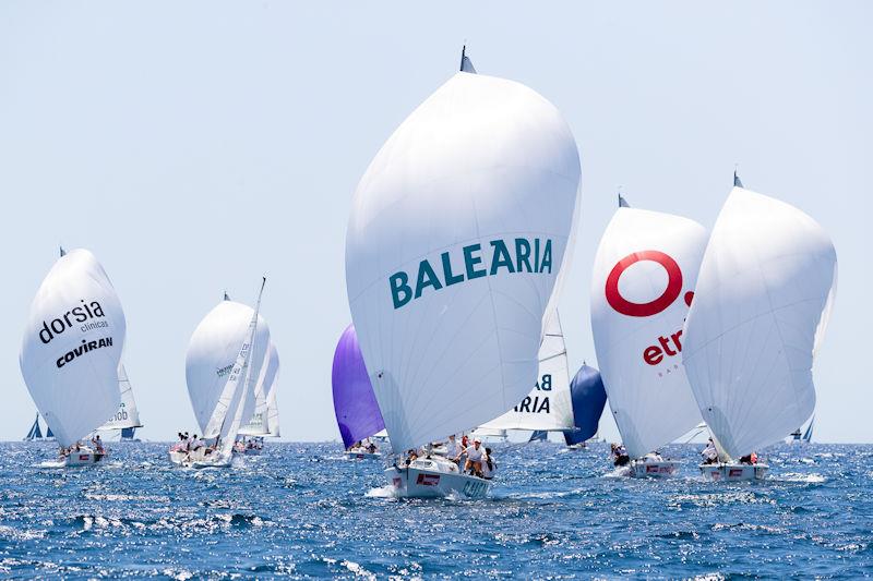 Balearia, Mallorca Sotheby's Women's Cup on day 5 of the 40th Copa del Rey MAPFRE  photo copyright María Muiña / Copa del Rey MAPFRE taken at Real Club Náutico de Palma and featuring the J80 class