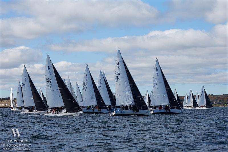 J/80 World Championship 2022 photo copyright Tim Wilkes taken at Sail Newport and featuring the J80 class