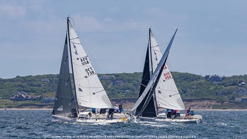 Block Island Race Week 2023 photo copyright Stephen R Cloutier taken at Storm Trysail Club and featuring the J80 class