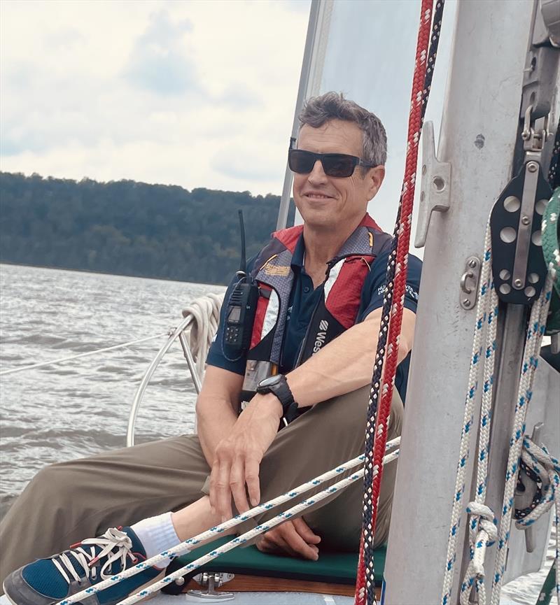Robert Burke is the executive director of Hudson River Community Sailing photo copyright Hudson River Community Sailing taken at Hudson River Community Sailing and featuring the J80 class