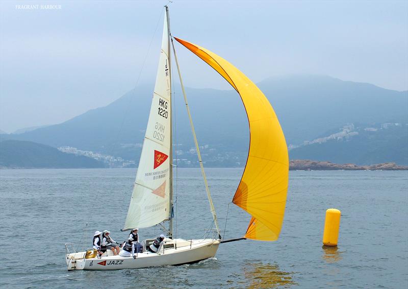 Jazz approaches the bottom mark during the Hong Kong Open Ladies'/Girls' Champs Regatta 2025 - photo © HHYC