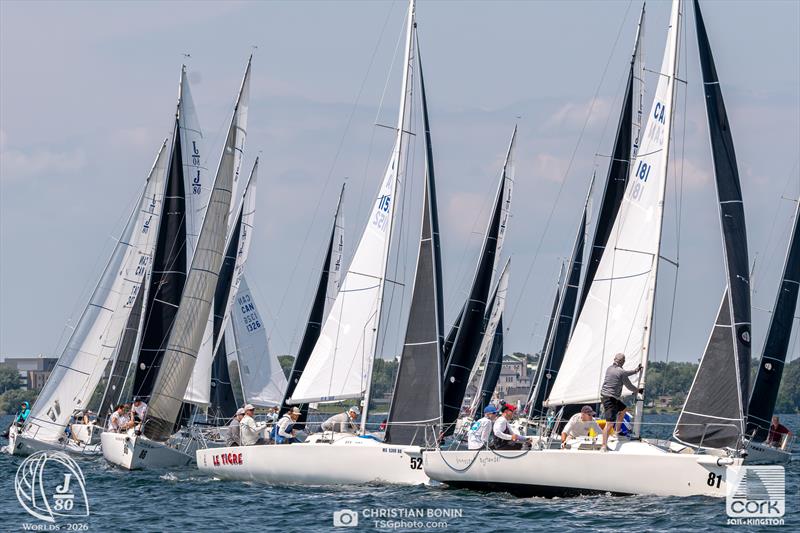 2026 J/80 World Championship at CORK Sail Kingston Day 3 photo copyright Christian Bonin / TSGphoto.com taken at CORK and featuring the J80 class