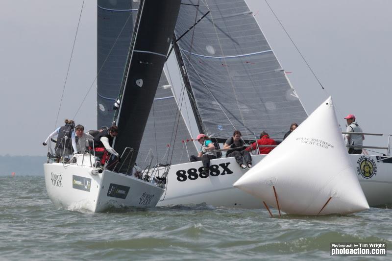 2016 Landsail Tyres J-Cup day 1 photo copyright Tim Wright / www.photoaction.com taken at Royal Southern Yacht Club and featuring the J/88 class