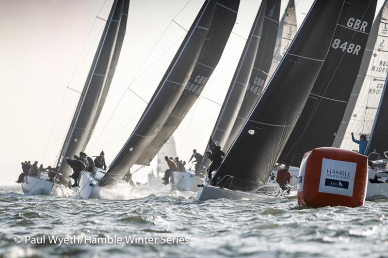 IRC Two start with J-Dream in week 7 of the HYS Hamble Winter Series - photo © Paul Wyeth / www.pwpictures.com