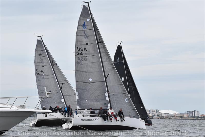 2019 J/88 Midwinter Championship photo copyright Christopher Howell taken at St. Petersburg Yacht Club, Florida and featuring the J/88 class