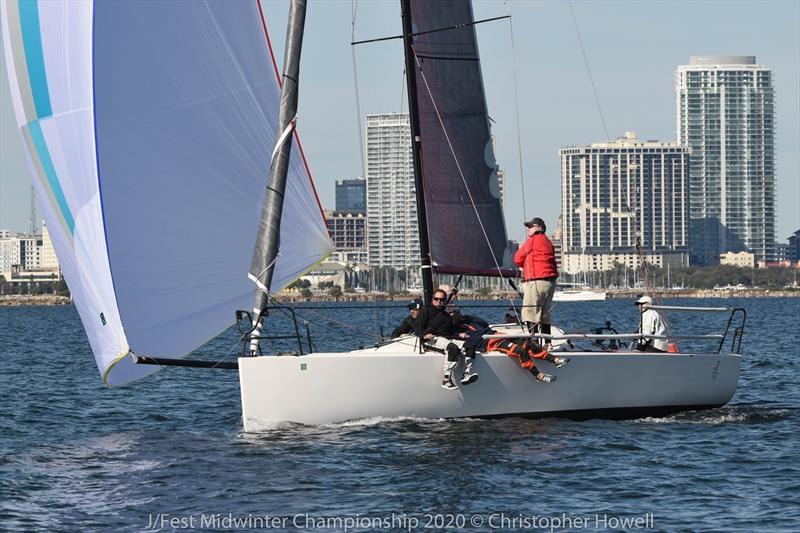 2020 J/88 Midwinter Championship photo copyright Christopher Howell taken at St. Petersburg Yacht Club, Florida and featuring the J/88 class