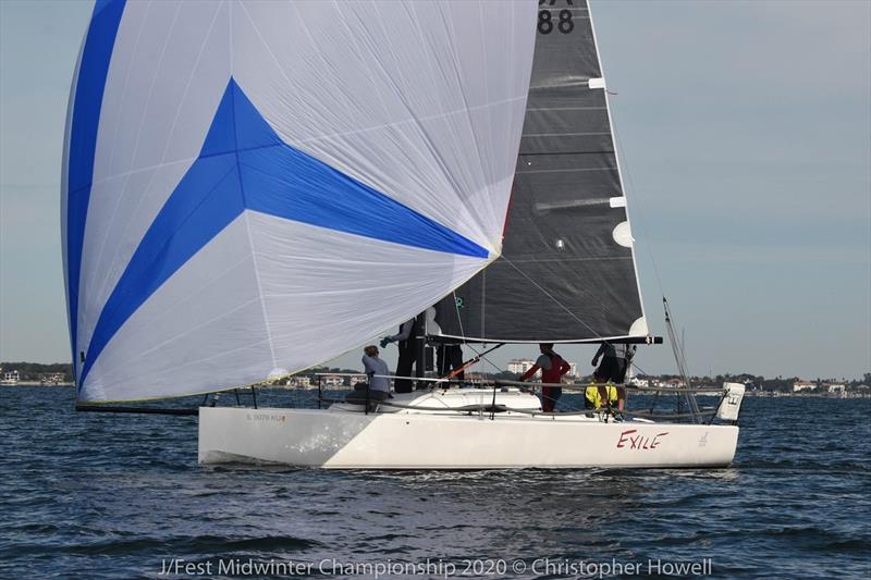 2020 J/88 Midwinter Championship photo copyright Christopher Howell taken at St. Petersburg Yacht Club, Florida and featuring the J/88 class