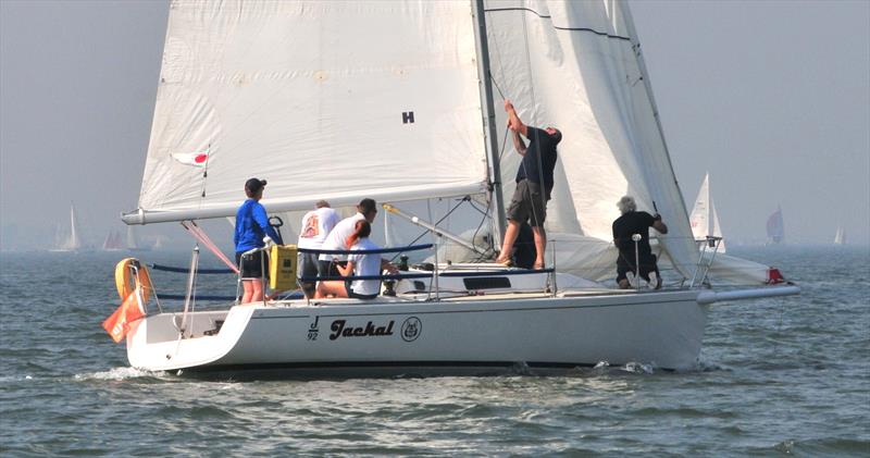 Burnham Week Day 4 photo copyright Alan Hanna taken at Royal Burnham Yacht Club and featuring the J92 class