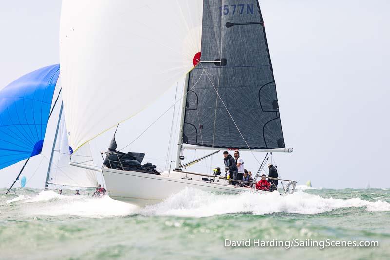 Tilted, GBR1577N, J-92S, during the 2023 Round the Island Race - photo © David Harding / www.sailingscenes.com