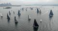 The fleet sailing downwind at the start of the 2024 NSGCYR