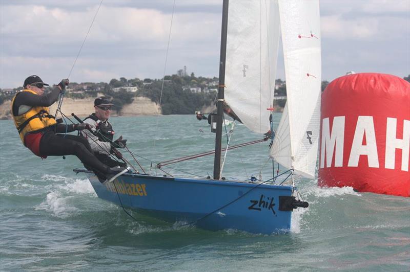 2nd place overall to The Davids (David Brown and David Feek) on Trailblazer - 2019 National Javelin Championship - photo © Howick Sailing Club